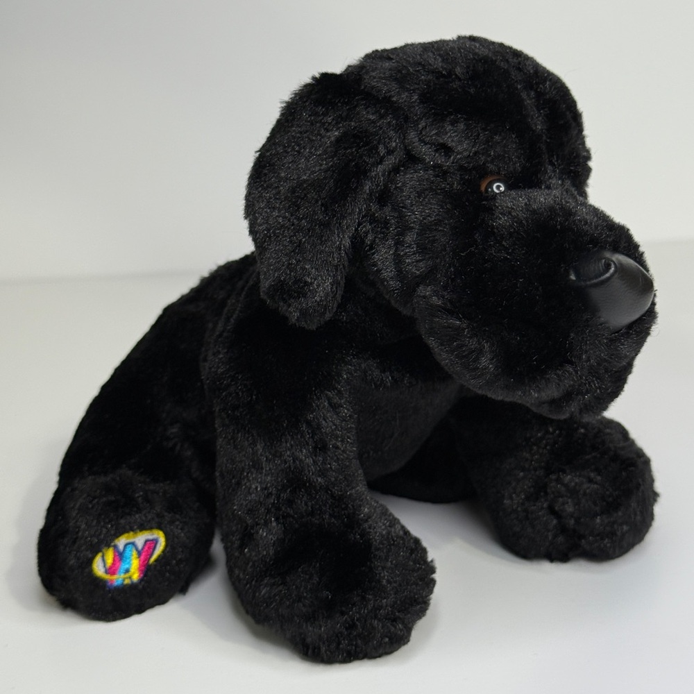 Ganz Webkinz Black Lab Plush HM136 Dog Stuffed Animal No Code